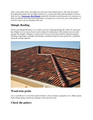 Home Maintenance Tips