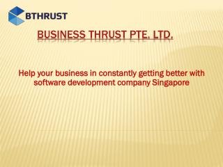 Help Your Business In Constantly Getting Better With Software Development Company Singapore