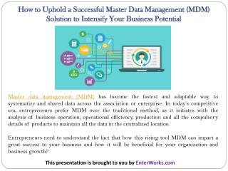 How to Uphold a Successful Master Data Management (MDM) Solution to Intensify Your Business Potential