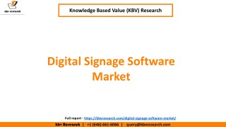 Digital Signage Software Market Size