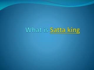 Satta king