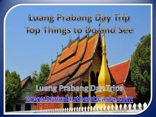 Luang Prabang Day Trip Top Things to Do and See