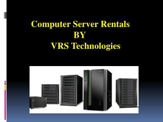 Server Rentals in Dubai | Server Rental and Maintenance Service in Dubai