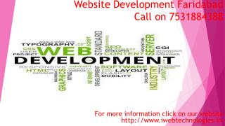 Professional website development Faridabad Just Call on 7531884388