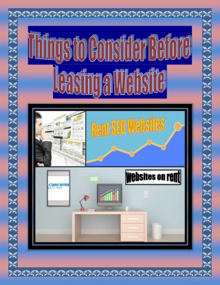 Things to Consider Before Leasing a Website