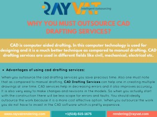 Why you must Outsource CAD Drafting Services?