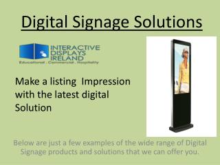 Digital Signage Solutions