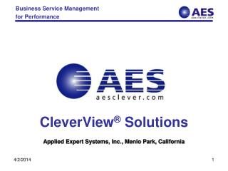 Applied Expert Systems, Inc., Menlo Park, California