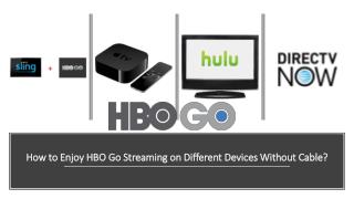 How to Enjoy HBO Go Streaming on Different Devices Without Cable?