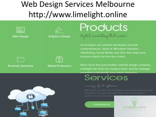 Web Design Services Melbourne