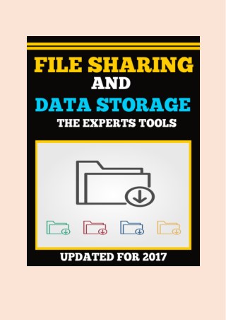 5 File Sharing and Data Storage Tools