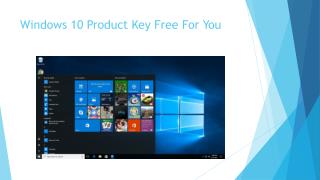 PPT - Windows 10 Professional Product Key Free PowerPoint Presentation ...