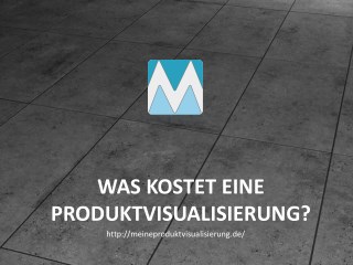 Was Kostet Eine Produktvisualisierung?