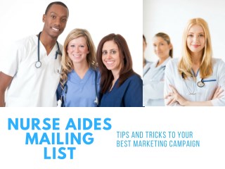 Nurse Aides Mailing List