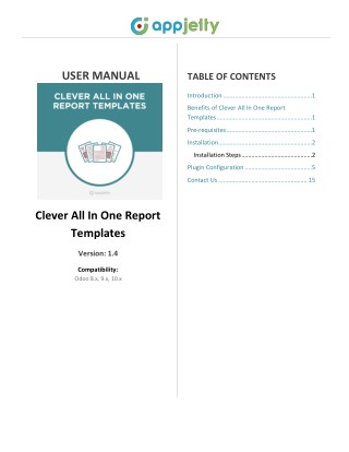 Odoo Clever All In One Report Templates App