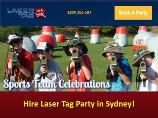 Hire Laser Tag Party in Sydney!