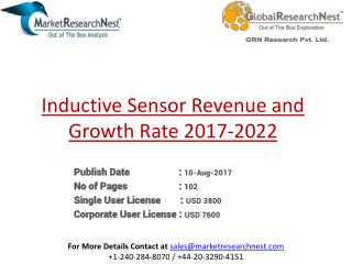 United States Inductive Sensor Market By Manufacturers, Regions, Type And Application, Forecast To 2022