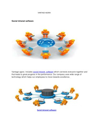 Social intranet software