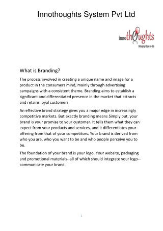 What is Branding?