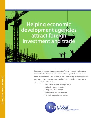 Economic Development Consulting | PSD Global