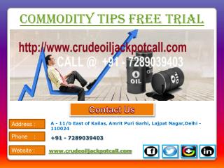 MCX Trading Call, Commodity Trading Call