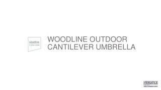 VERSATILE WOODLINE PARASOL