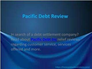 Pacific Debt Review