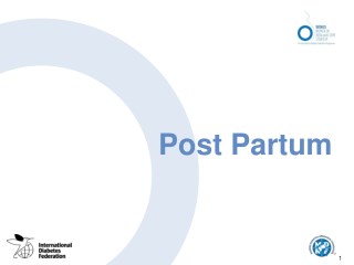 Post Partum information by Diabetesasia.org