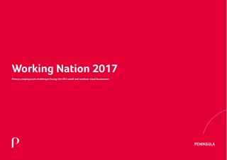 Peninsula Working Nation 2017
