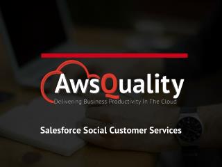 salesforce social customer services - Awsquality