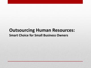 Outsourced HR Services 
