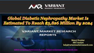 Global Diabetic Nephropathy Market is estimated to reach $3,826 million by 2024