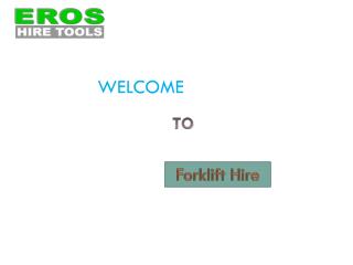 Forklift Hire