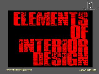 Elements Of Interior Design Kuwait