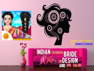 Indian Wedding Bride Hair Do Design and Spa Salon