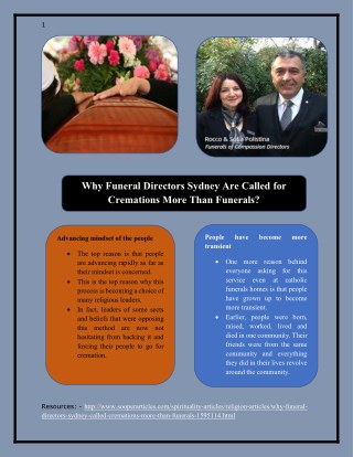 Why Funeral Directors Sydney Are Called for Cremations More Than Funerals?
