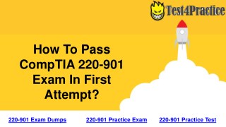 CompTIA 220-901 Exam Dumps - Free Download CompTIA 220-901 VCE and PDF Now