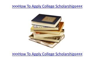Rules on Applying for free Scholarship