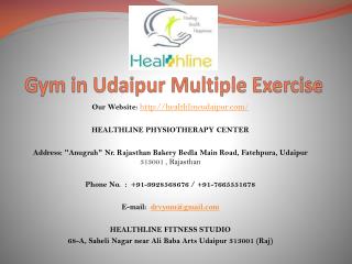 Gym in Udaipur Multiple Exercise