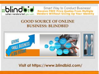 Blindbid: Best business solution as per your need