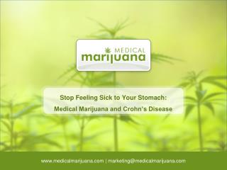 Stop Feeling Sick to Your Stomach: Medical Marijuana and Crohn’s Disease