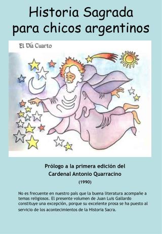 Historia Sagrada para chicos argentinos