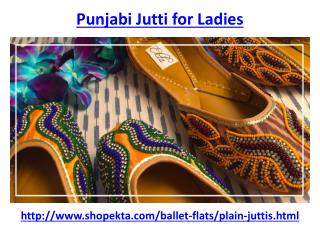 Get the best punjabi jutti for ladies