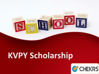 KVPY Scholarship