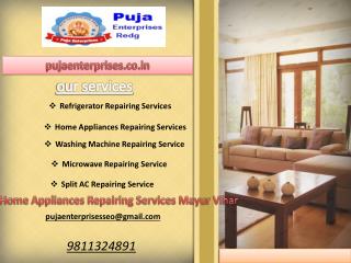 Door Step Home Appliances Repairing Services in Mayur Vihar Phase 3