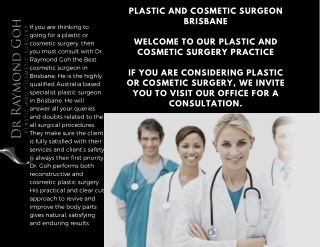 Best Cosmetic Surgeon in Brisbane