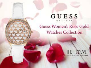 Guess Women's Rose Gold Watches Collection