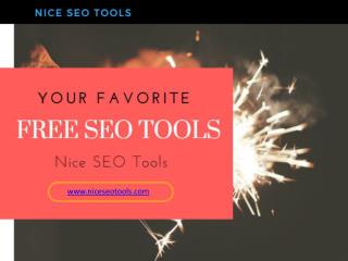 Free advanced SEO tools
