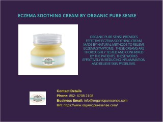 Eczema Soothing Cream by Organic Pure Sense
