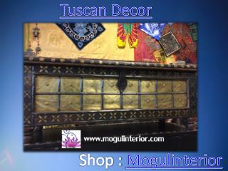 Tuscan decor by mogulinterior